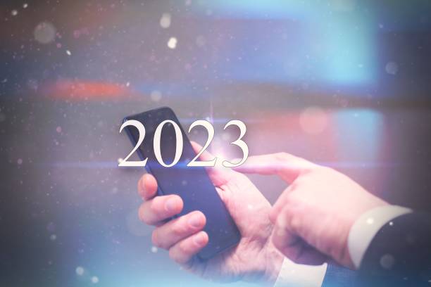 istock Hi tech New year 2023 concept 1418112790