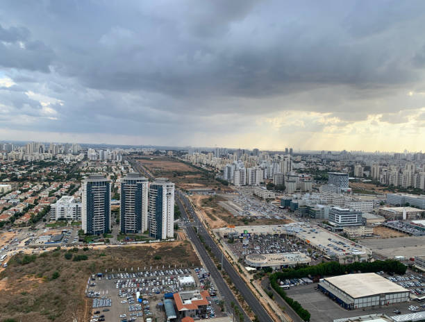 Petah Tikva, israel city skyline.