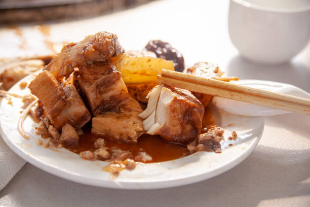 Asian food. fish stew