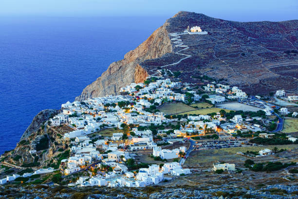 istock Chora, Folegandros island, Greece 1418120583