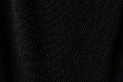 Extreme close-up of black fabric.