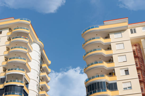 istock Modern apartment complex. Residential real estate in Turkey. 1418126034