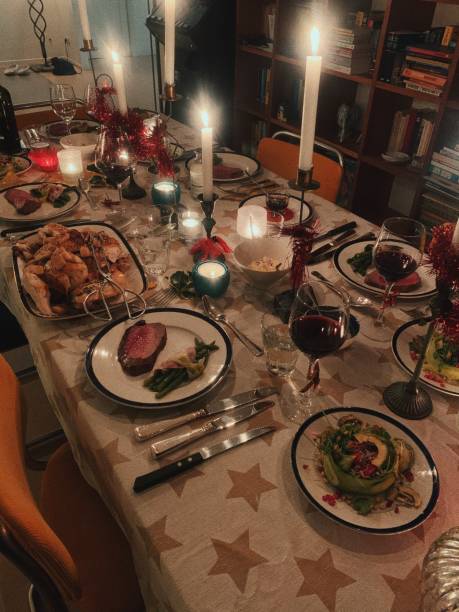 istock Family christmas dinner 1418126231