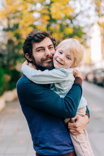 istock Dad and son outdoors. 1418127970