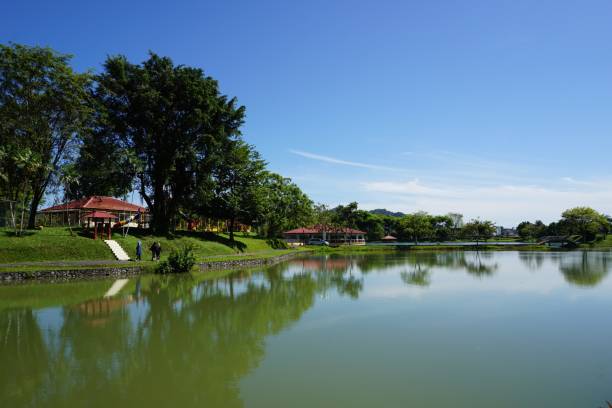 istock Lakeview park in Serian, Serawak 1418131311