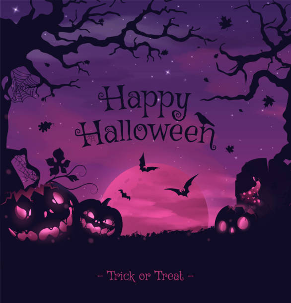 istock Happy halloween banner or party invitation 1418137881
