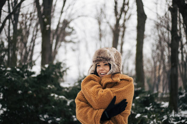 istock Girl enjoys the winter magic. 1418146532