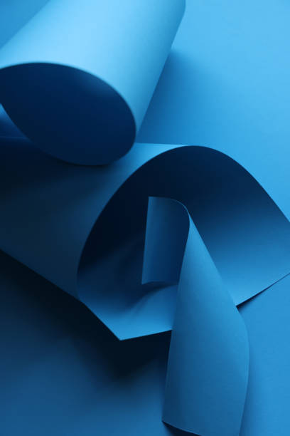 istock Abstract background of geometrical shaped papers 1418153263