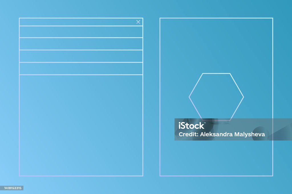 Window Image For Web Development Abstract Web Page Or Desktop Application Window Web Development ...
