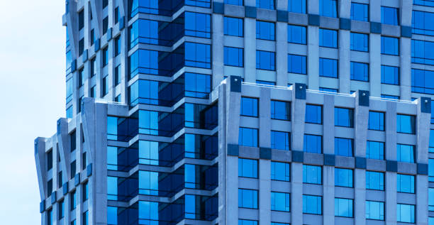 istock Modern office building with glass window 1418154254