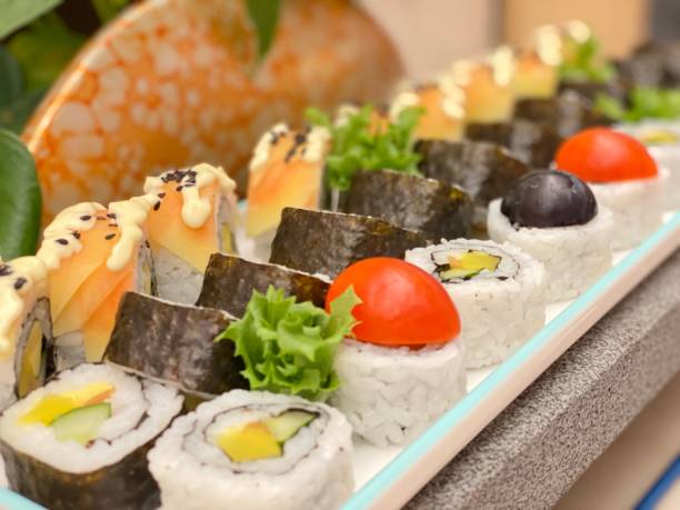 istock A plate of roe sushi 1418159151