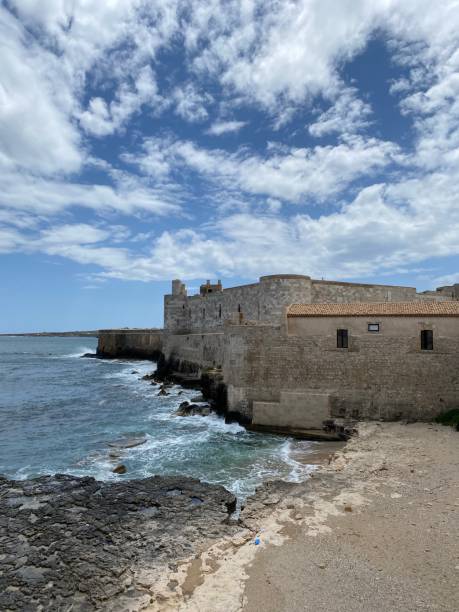 istock Castle near the sea 1418160930
