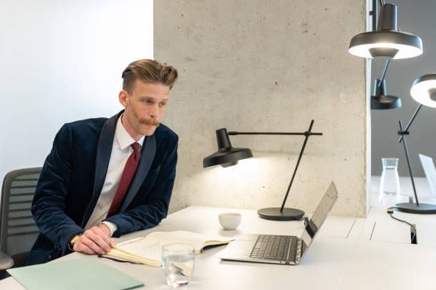 istock Business people working at a modern office 1418161272