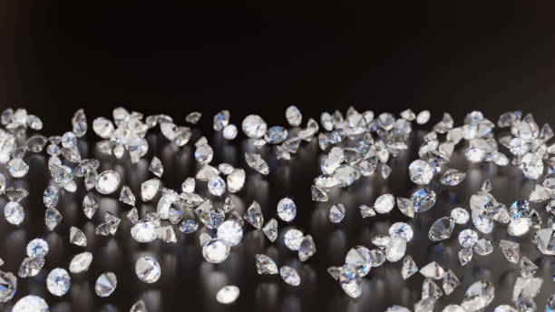 istock A group of Diamonds in dark background 1418164136