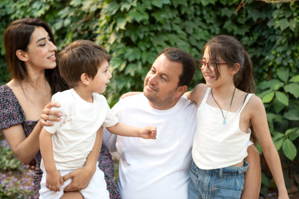 istock Happy family enjoyment together 1418165681
