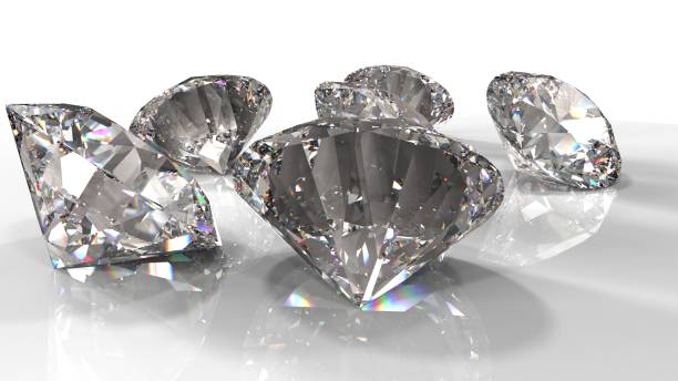 istock Diamonds jewely on background. High quality 3d render 1418166837