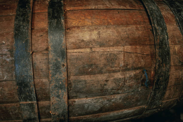 istock Barrel in the dark interior 1418169719