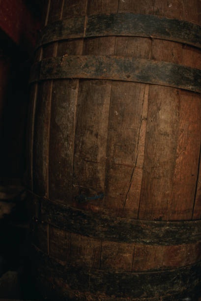 istock Barrel in the dark interior 1418169813