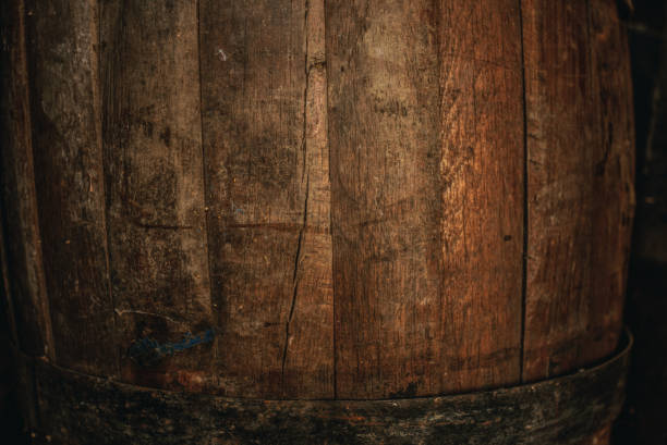 istock Barrel in the dark interior 1418169867