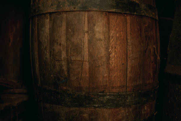 istock Barrel in the dark interior 1418169869