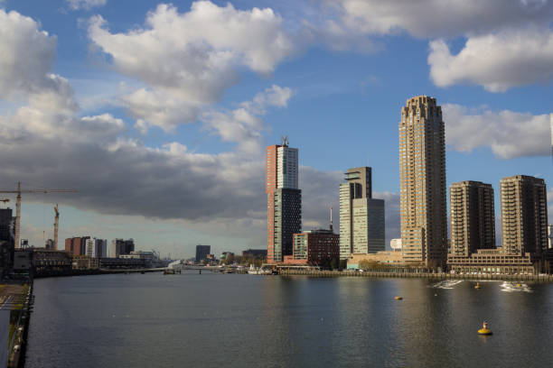 Skyline of Rotterdam from SS Rotterdam