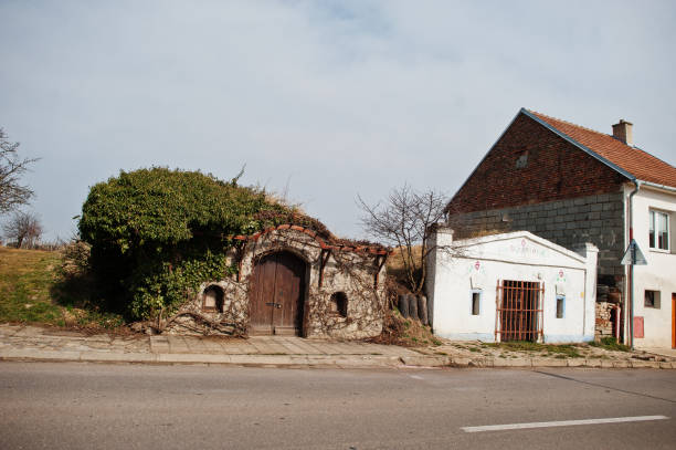 istock Wine cellars at South Moravia, Czech Republic. 1418184790
