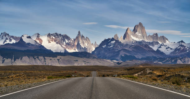 istock view of Mount Fitz Roy from the route 1418187642