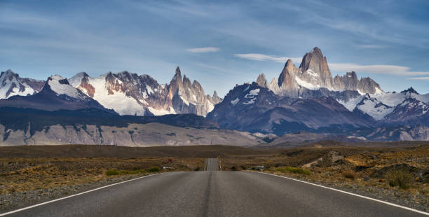 istock view of Mount Fitz Roy from the route 1418187714