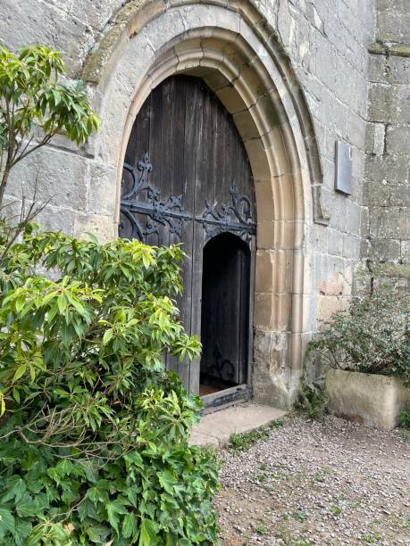 istock Historical church door 1418190448