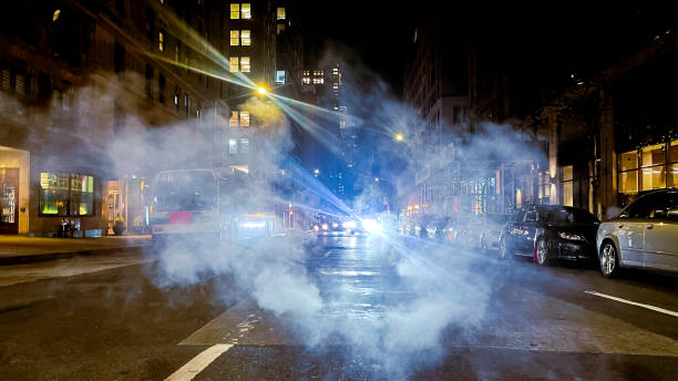 istock Street steam, New York 1418190597