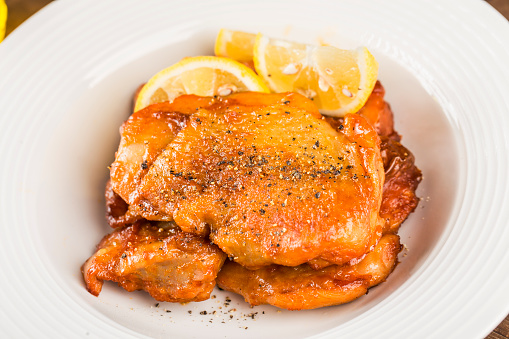 Delicious Lemon Grilled Chicken Chop with Lemon