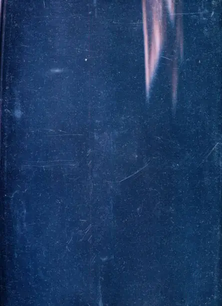 Photo of dust scratches overlay distressed texture blue