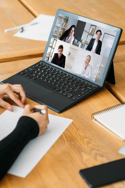 istock video interview remote meeting business colleagues 1418215503