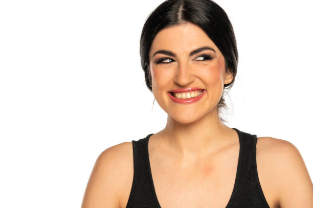 istock happy young woman with makeup 1418232635