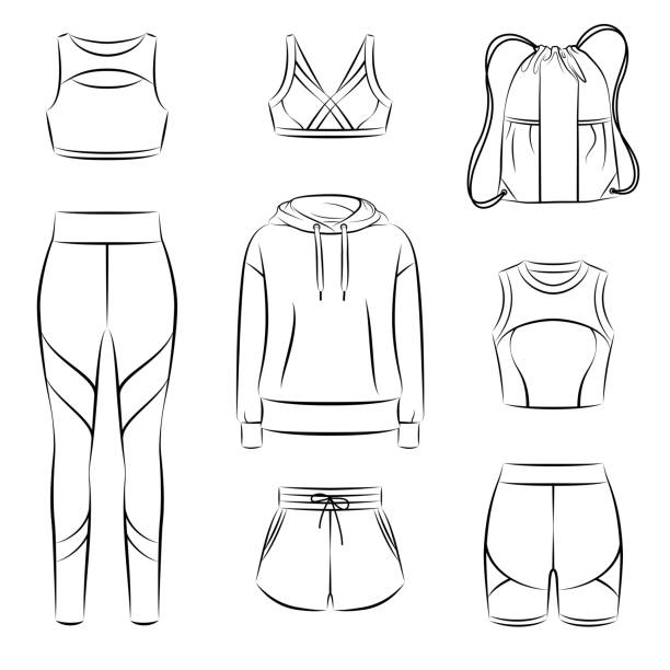 10+ Athleisure Fashion Stock Illustrations, Royalty-Free Vector