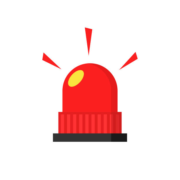 Red Alert Light Background Red Warning Light Clip Art