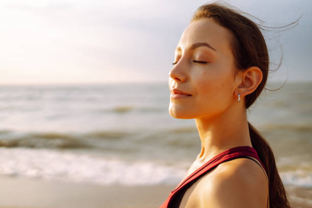 istock Sport woman doing exercises outdoors. 1418258376
