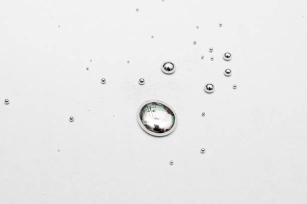 istock drops of metallic liquid mercury 1418260975