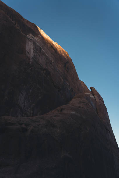 istock Shadowed Rock Formations at Arches National Park near Moab, Utah 1418277710