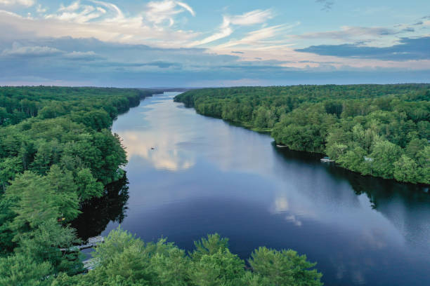 istock Biscay Pond and Pemaquid River in July Bristol Maine 1418282887