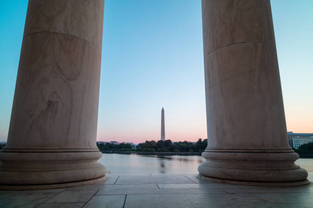 istock Washington Monument and Tidal Basin - Sunrise during DC Summer 1418285384