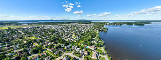 City of Vaudreuil-Dorion,Quebec Canada stock photo
