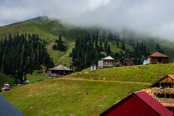 istock Famous georgian mountain resort Bakhmaro 1418290616