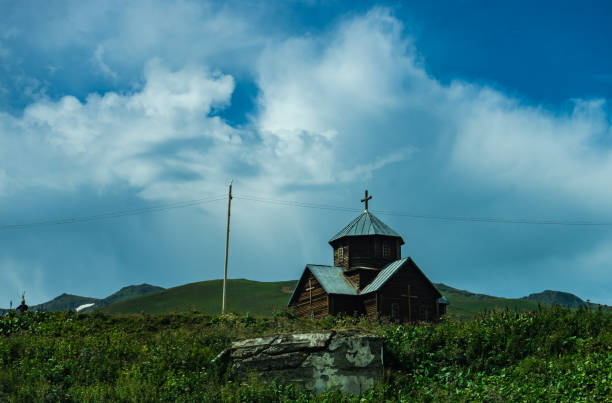 istock Famous georgian mountain resort Bakhmaro 1418290892