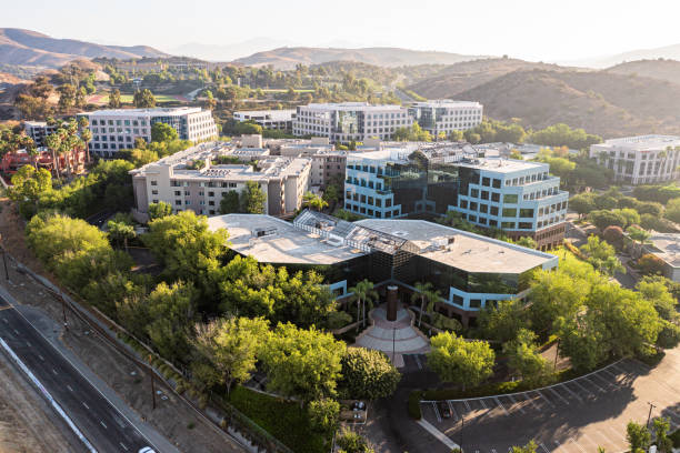 istock Aerial of Green Building 1418293080