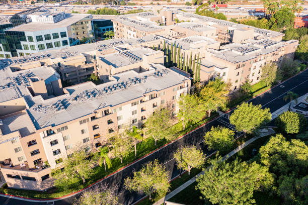 istock Aerial of Green Building 1418294666