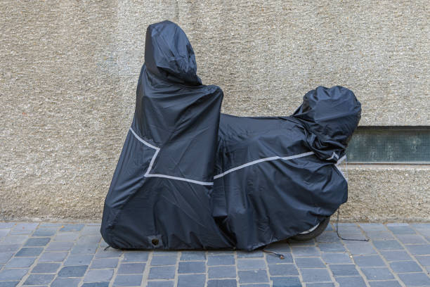 istock Weather Cover Motorcycle 1418300343