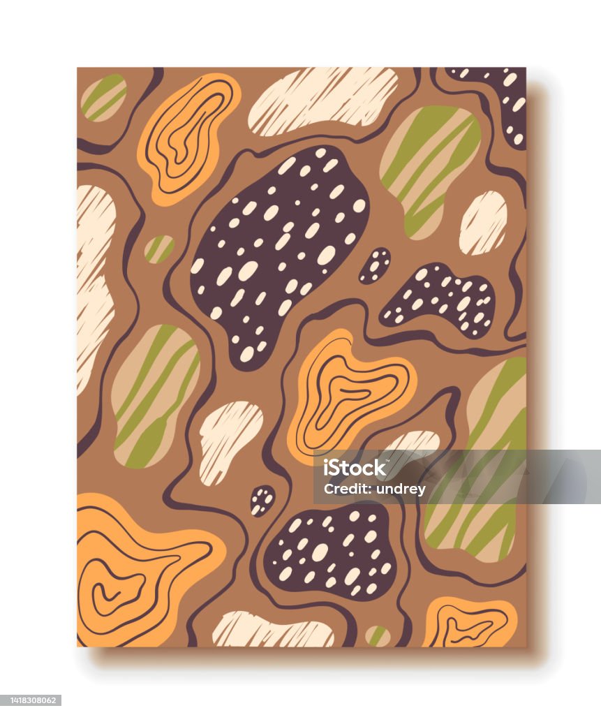 Background With Abstract Colored Spots Stock Illustration - Download ...