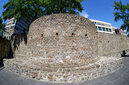 Lysolph tower part of the former roman city fortification from the end of the 1st century AD in cologne