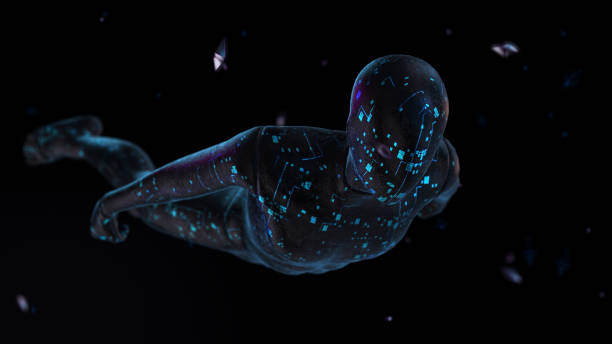istock People flying, future digital technology and 3D virtual reality simulation modern futuristic lifestyle 1418309630
